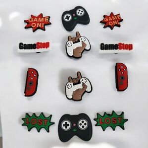 Gaming Croc Charms